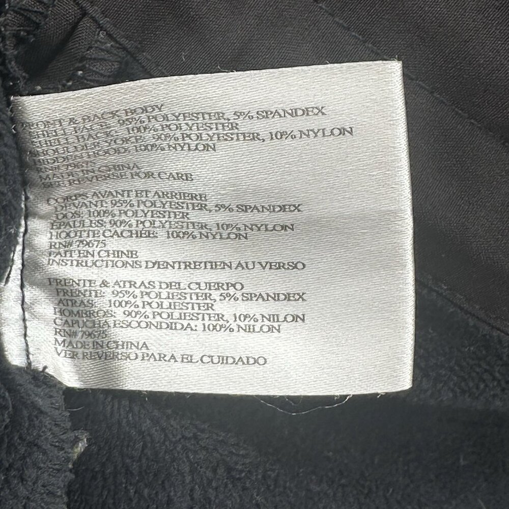Michael Michael Kors Jacket Size XL Black Full Hidden Zipper Button Quilted Coat - Picture 13 of 14